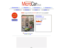 Tablet Screenshot of microcar.org